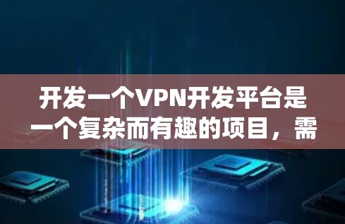 开发一个VPN开发平台是一个复杂而有趣的项目，需要从多个方面进行规划和设计。以下是一个详细的步骤指南，帮助你系统地完成平台的开发