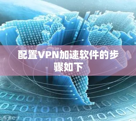 配置VPN加速软件的步骤如下