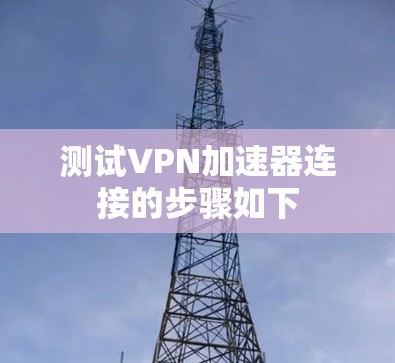 测试VPN加速器连接的步骤如下