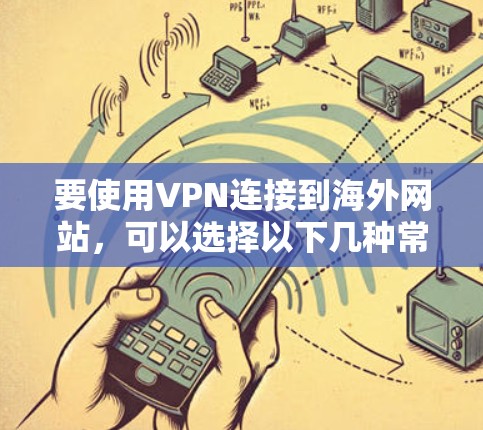 要使用VPN连接到海外网站，可以选择以下几种常用的VPN软件或服务