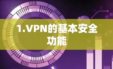 1.VPN的基本安全功能
