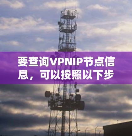 要查询VPNIP节点信息，可以按照以下步骤进行