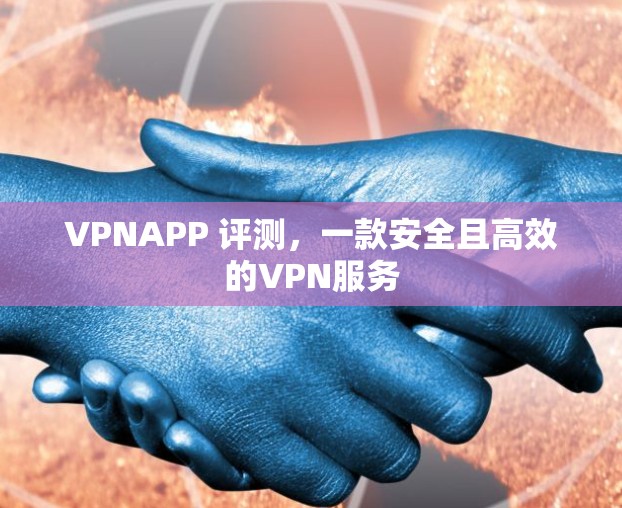 VPNAPP 评测，一款安全且高效的VPN服务