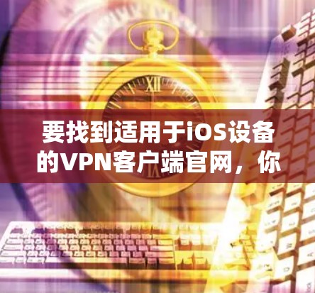 要找到适用于iOS设备的VPN客户端官网，你可以按照以下步骤操作