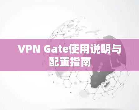 VPN Gate使用说明与配置指南