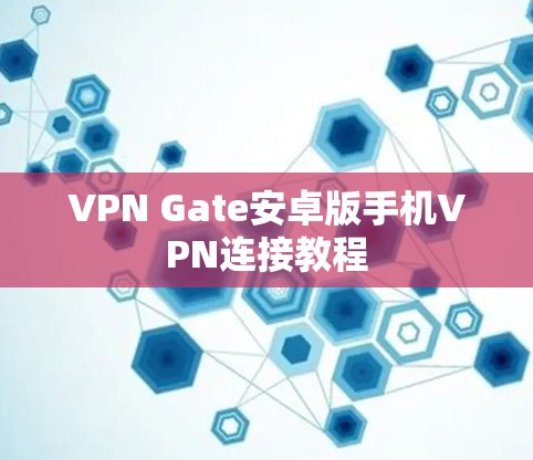 VPN Gate安卓版手机VPN连接教程