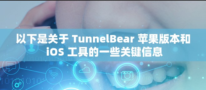 以下是关于 TunnelBear 苹果版本和 iOS 工具的一些关键信息