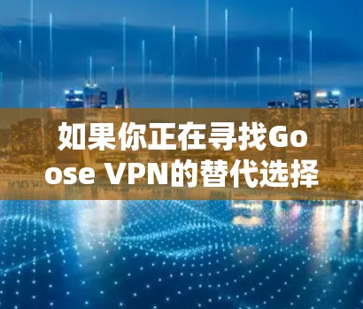 如果你正在寻找Goose VPN的替代选择，以下是一些热门VPN工具的比较分析，帮助你选择最适合的工具