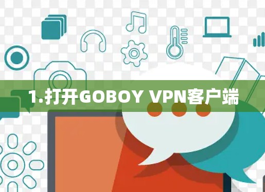 1.打开GOBOY VPN客户端 1.打开GOBOY VPN客户端