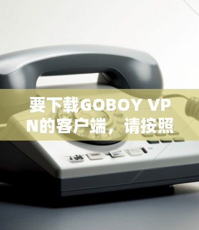 要下载GOBOY VPN的客户端，请按照以下步骤操作