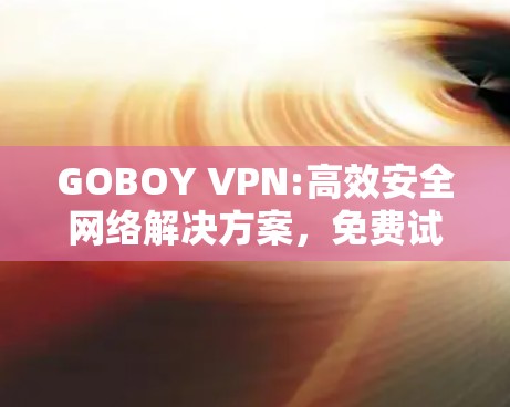 GOBOY VPN:高效安全网络解决方案，免费试用！