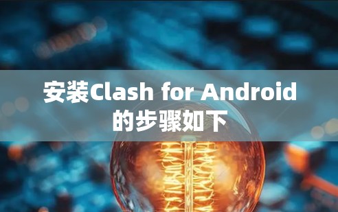 安装Clash for Android的步骤如下