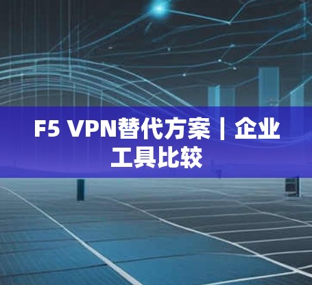 F5 VPN替代方案｜企业工具比较