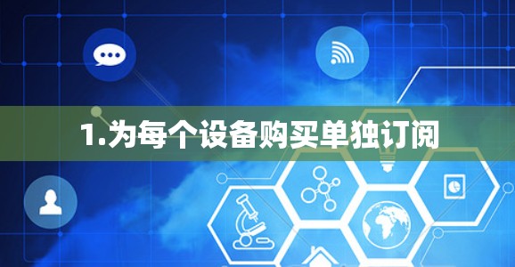 1.为每个设备购买单独订阅