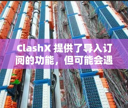 ClashX 提供了导入订阅的功能，但可能会遇到一些问题。以下是解决问题的分步指南