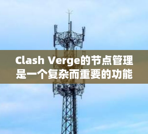 Clash Verge的节点管理是一个复杂而重要的功能，涵盖多个方面，包括监控、网络状态、资源管理、应用状态、自愈能力、安全性、配置管理、故障处理、性能优化和界面设计。以下是对节点管理的详细总结