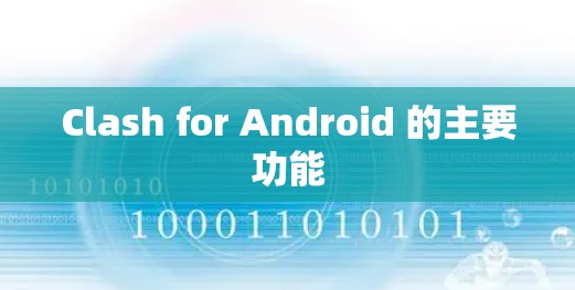 Clash for Android 的主要功能 Clash for Android 的主要功能
