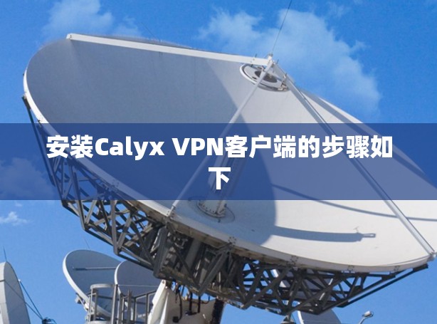安装Calyx VPN客户端的步骤如下