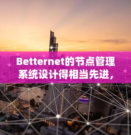 Betternet的节点管理系统设计得相当先进，能够满足用户的多样化需求。以下是对其节点管理的详细分析
