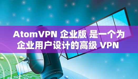 AtomVPN 企业版 是一个为企业用户设计的高级 VPN 服务，提供了更多的功能和服务，适合企业用户的网络安全和隐私保护需求。以下是 AtomVPN 企业版 的一些主要特点和优势