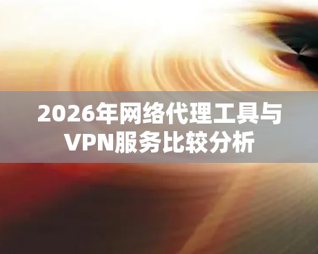 2026年网络代理工具与VPN服务比较分析
