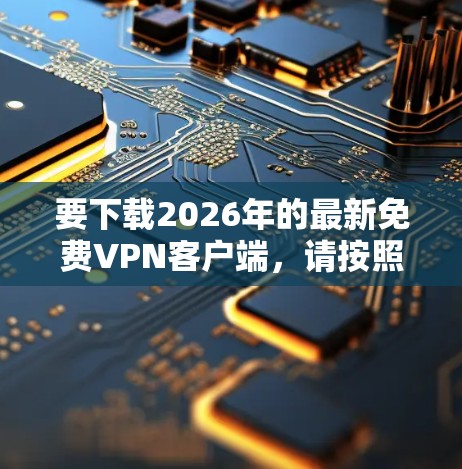 要下载2026年的最新免费VPN客户端，请按照以下步骤操作