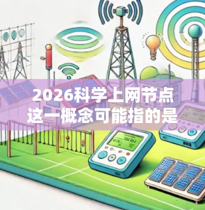 2026科学上网节点这一概念可能指的是未来几年（特别是2026年以后）在科学领域上网的技术发展、趋势或应用。以下是一些关于2026年科学上网可能发展的方向的思考和推测