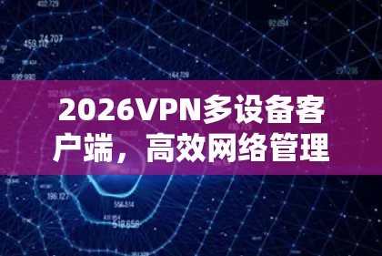 2026VPN多设备客户端，高效网络管理与安全防护