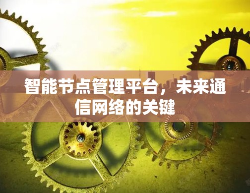 智能节点管理平台，未来通信网络的关键