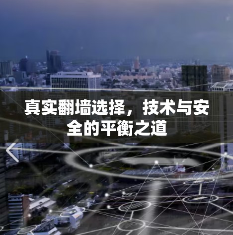 真实翻墙选择，技术与安全的平衡之道