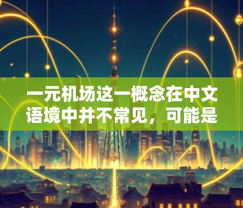 一元机场这一概念在中文语境中并不常见，可能是指价格非常低廉的机场或与价格相关的服务。如果你是在寻找国内外经济实惠的机场或航空服务，以下是一些可能的解释和建议