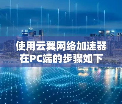 使用云翼网络加速器在PC端的步骤如下